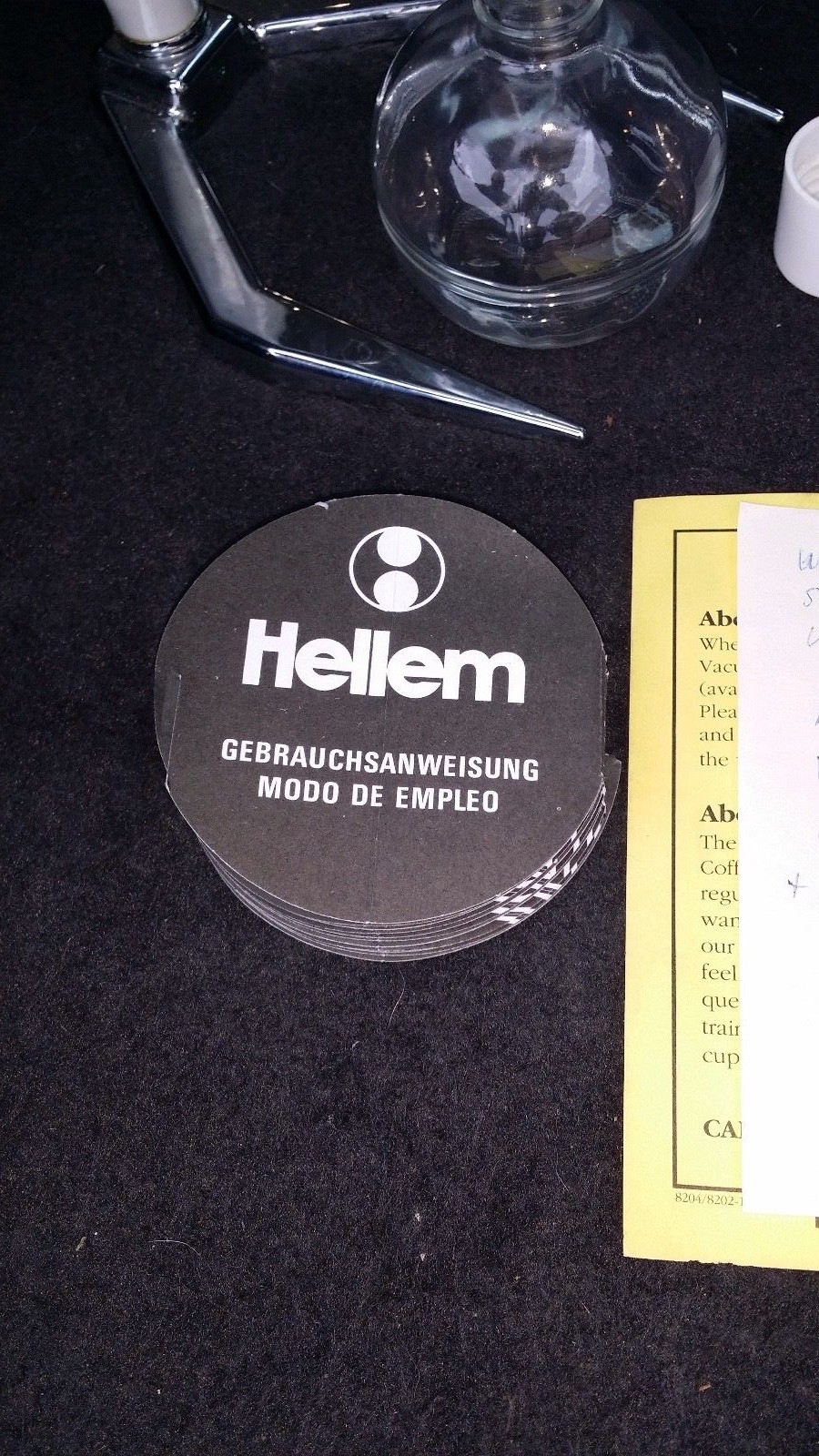 Vintage cafetiere Hellen Siphon Vacuum coffee maker for espresso lovers