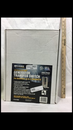 Reliance Controls Corporation 51410C Pro/Tran 10-Circuit Indoor Transfer Swit...