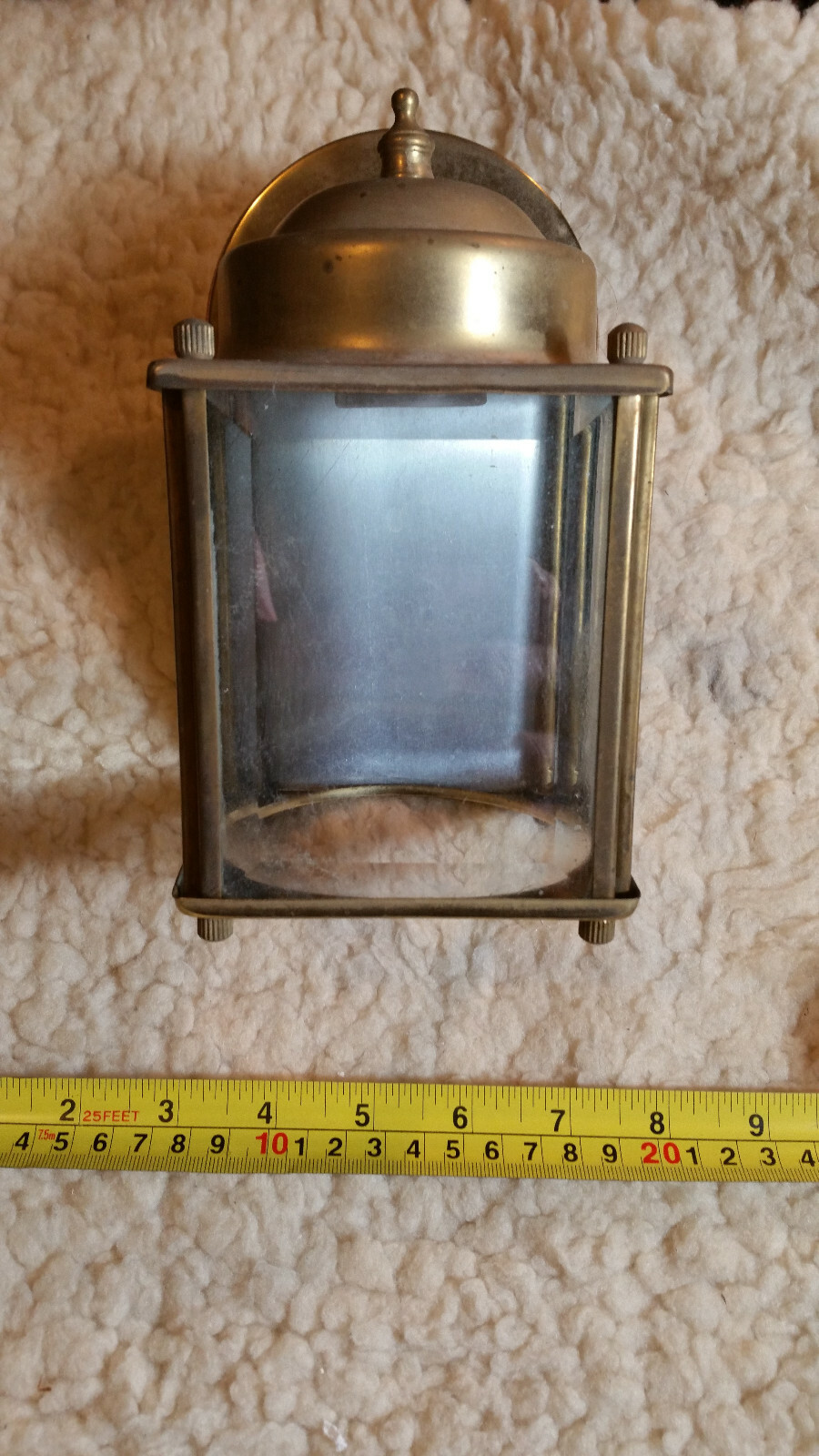 VINTAGE BEVELED GLASS LIGHTED WALL LIGHT FIXTURES SCONCES