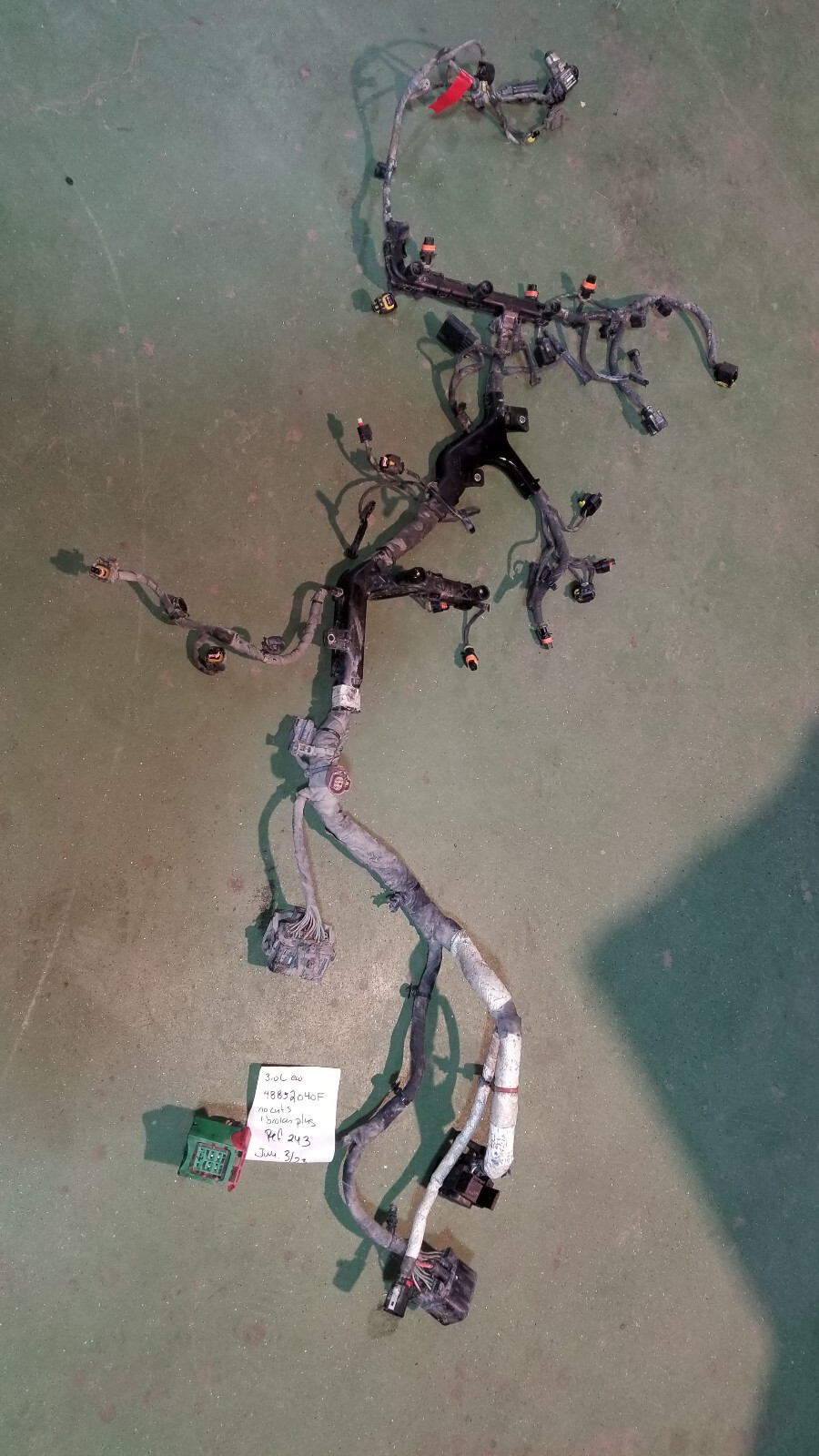 48852040F 3.0L ECO DIESEL Injector Wiring Harness Mopar - Picture 1 of 12