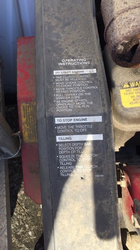 Briggs & Stratton Tiller Lazy Boy 3.5