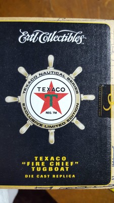 2000 TEXACO FIRE CHIEF TUGBOAT BANK~1ST IN SERIES ~NEW IN BOX, SEALED