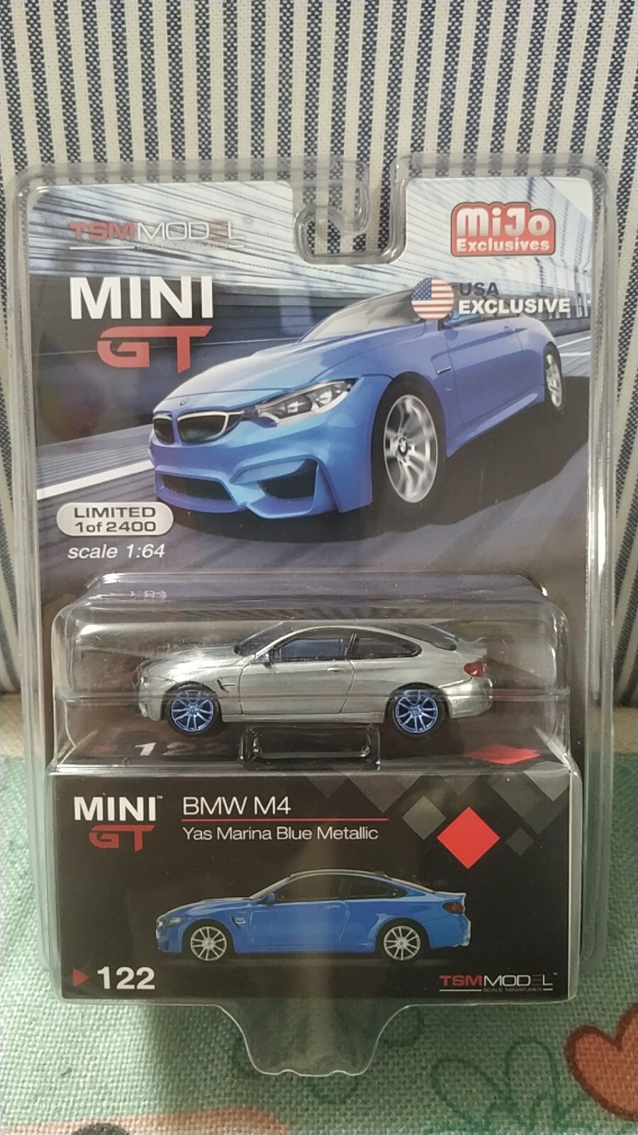 ミニカー MINI GT BMW M4 Yas Marina Blue llic 1/64 Mini GT BMW M4 (F82) (Yas Marina Blue Metallic with