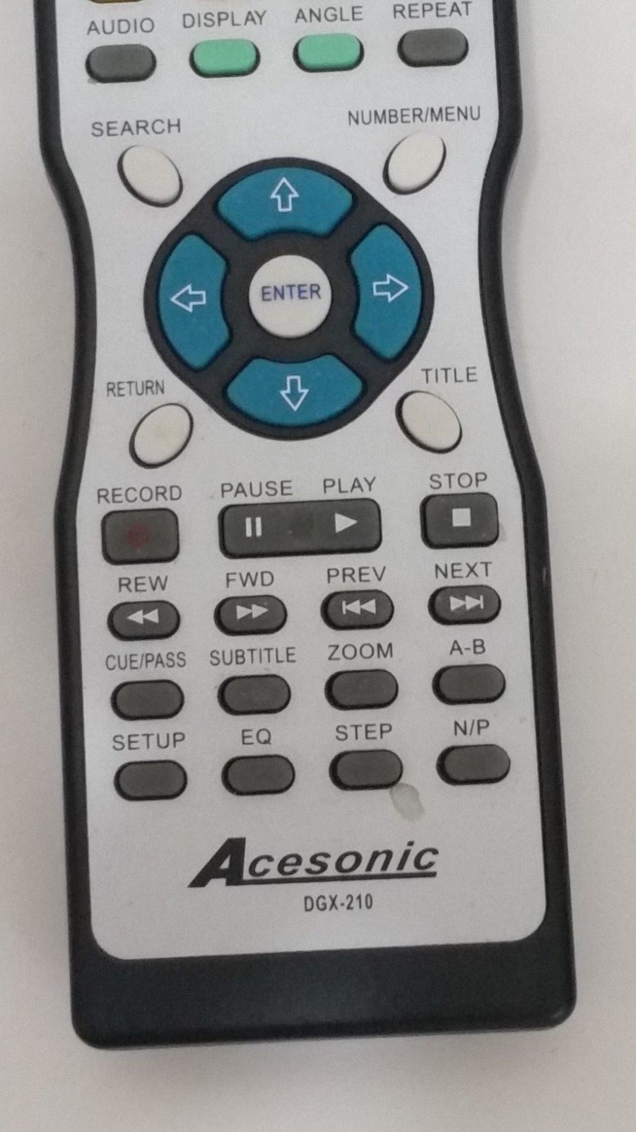 Acesonic Karaoke Machine Remote Control - Model DGX-210