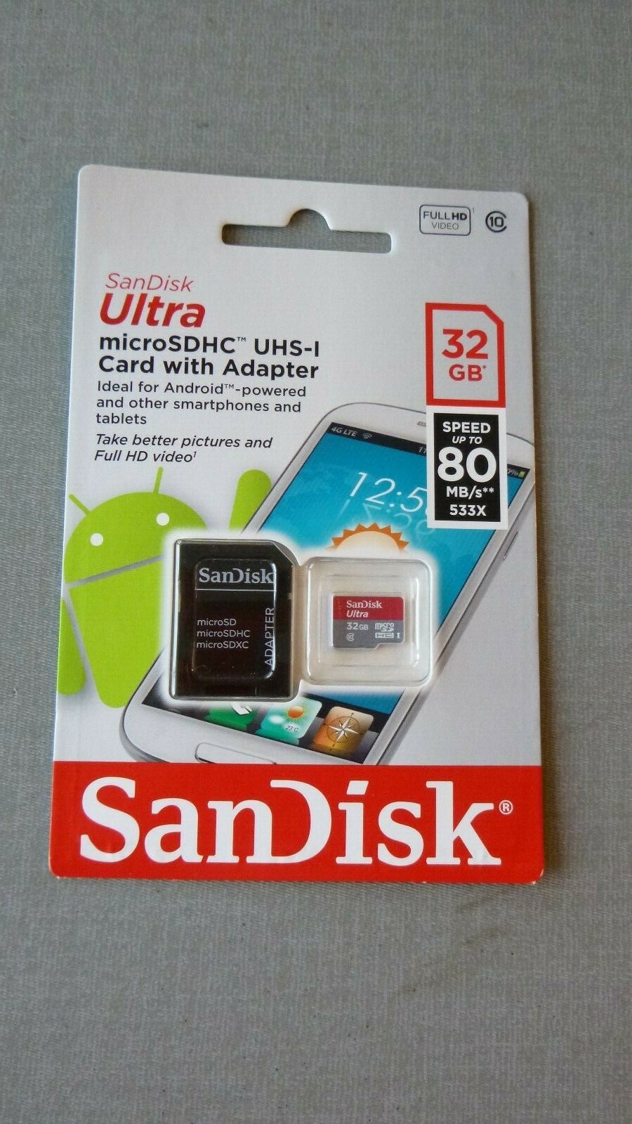 32 GB SanDisk Ultra Micro SD Card