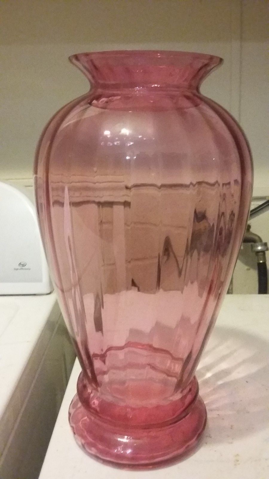 ANTIQUE Victorian PINK Tint GLASS 13