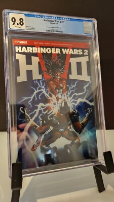 Valiant HARBINGER WARS II 2 1 | Brushed METAL Variant 2018 | WP CGC 9.8