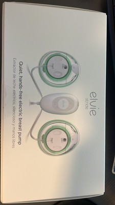 Elvie EB01 Stride Plus Hands-Free, Hospital-Grade Electric Breast Pump - White