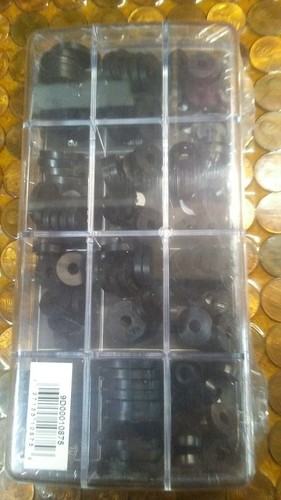 Danco 10875 Assorted Bibb, Flat, Beveled & Hose Washer Kit 116 pcs Free Shipping