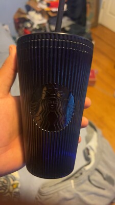 Starbucks Acrylic Cold Cup with Straw, 16oz - Matte Black