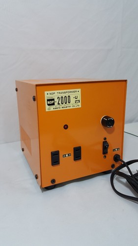 NISSYO NDF-2000U 120V to 100V 2000W Down Transformer Converter Made in Japan