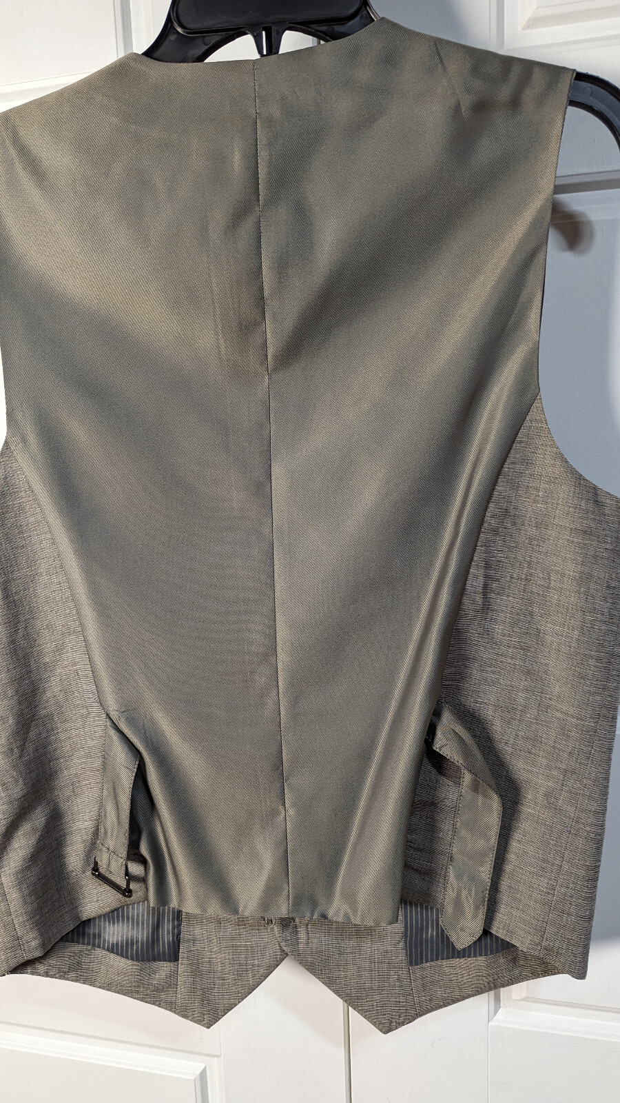 NEW: Men's SMALL Perry Ellis Suit Vest, Brown