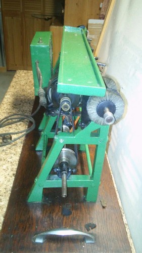 Antique American Shoe Machinery Vintage Shoe Finisher Working Demo Model