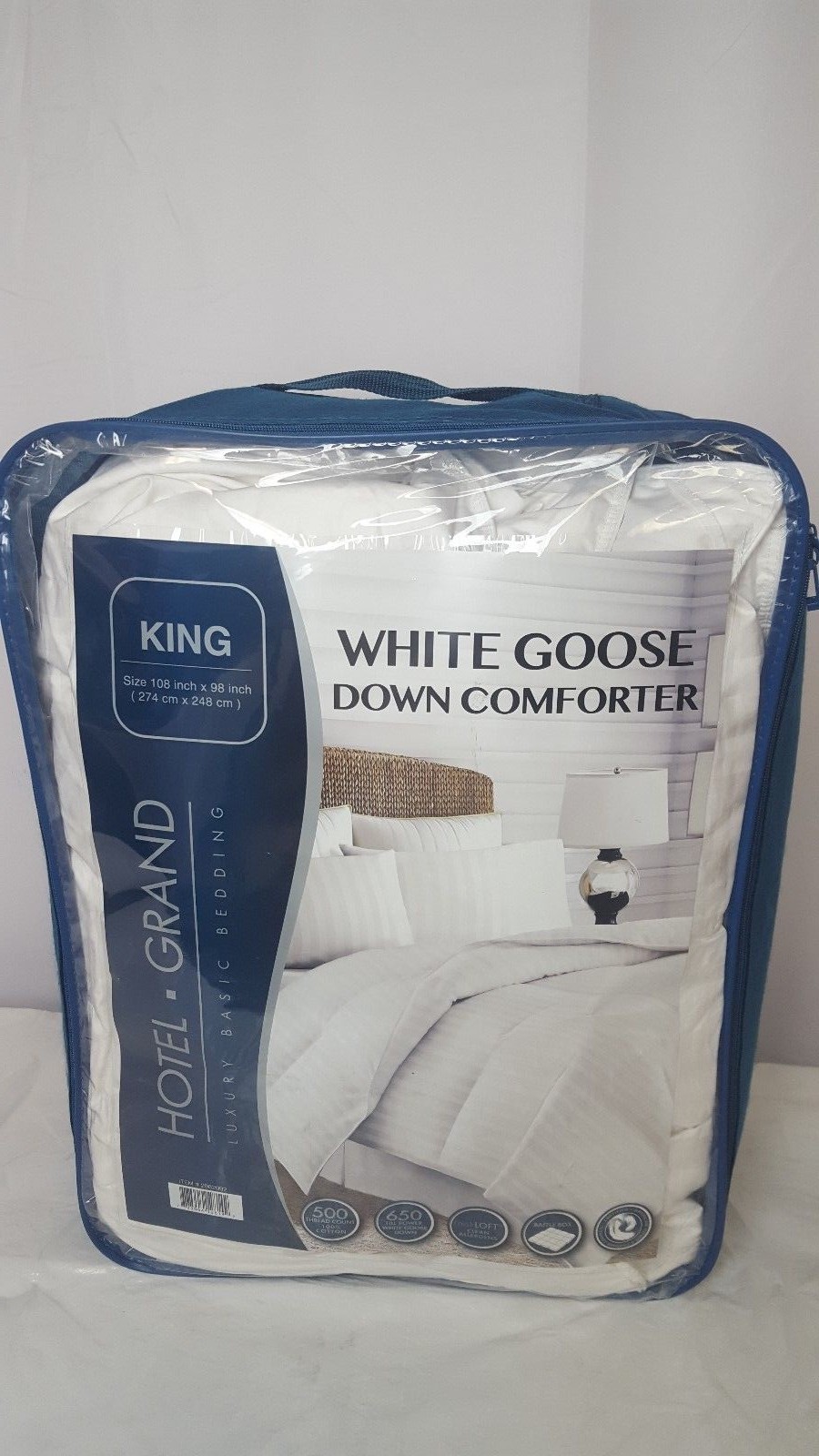 Upc 788904128142 Hotel Grand 500 Thread Count White Goose Down