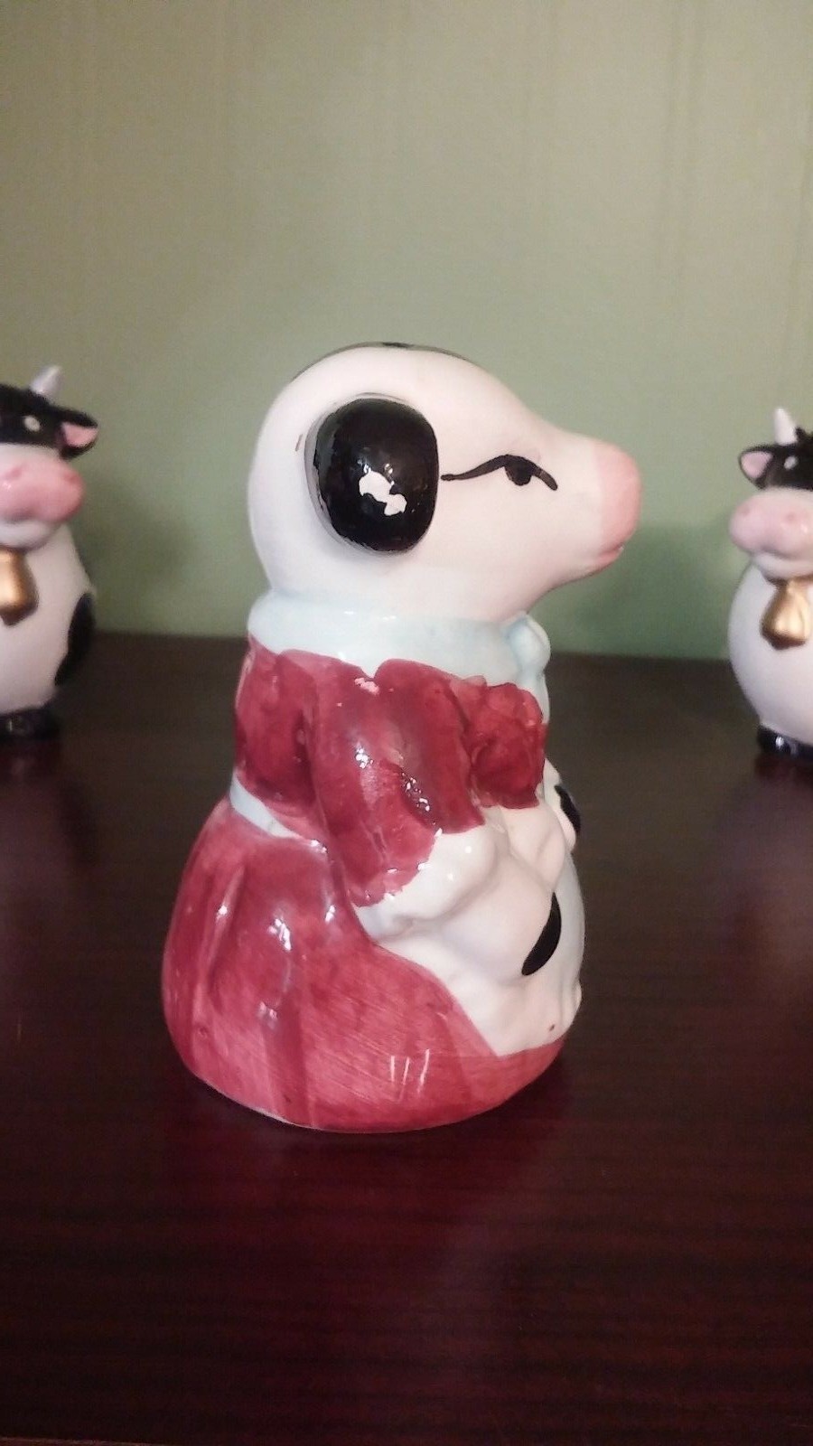 Ms Pig in Dress Salt or Pepper Shaker