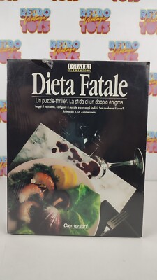 The Gialli Clementoni Dieta Fatale Vintage Board Game Puzzle Thriller 12+ Ann