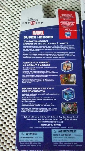 Disney infinity 2.0 Super Hero/Toy Box Lot