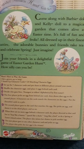 Barbie Kelly Easter Garden Hunt Giftset 2000 Target Special Edition #29328 New