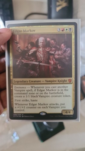 マジック：ザ・ギャザリング Edgar Markov Custom Commander deck Edgar Markov ELITE Vampire Tribal Magic MTG Custom Commander Deck