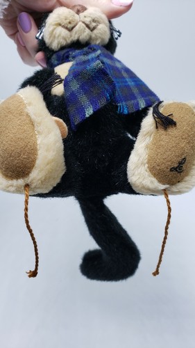 Cottage Collectibles Black Jointed Cat Mouse 