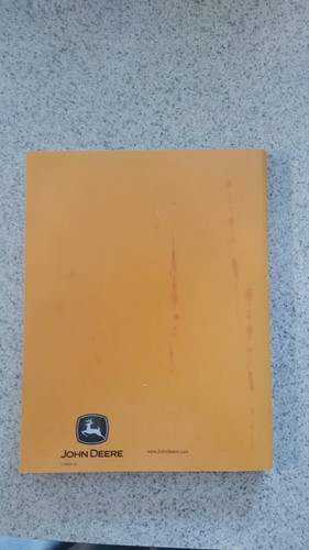 John Deere Operators Manual 870g, 870gp, 872g, And 862gp Motor Graders