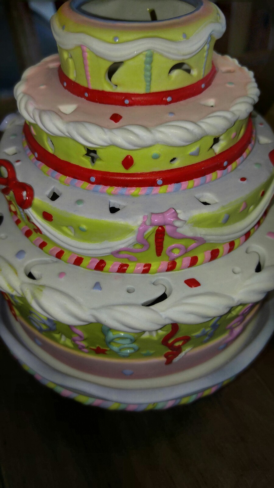 Party Lite Celebration Birthday Cake P7326 & Votive Cup Cakes Set P7327 Lot