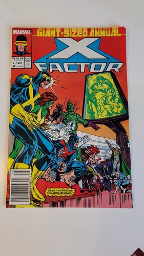 MARVEL COMICS THE X FACTOR GIANT SIZED ANNUAL ISSUE #2 1987