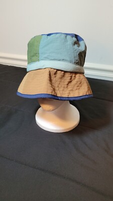 ZARA Multicolor Bucket Hat Preowned Brown Green 