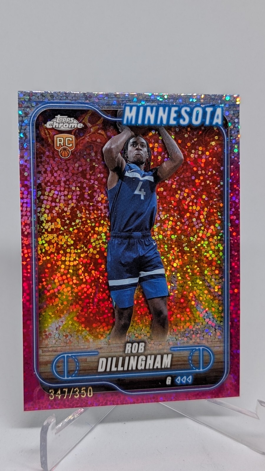 2024-25 Topps Chrome Basketball Rob Dillingham #165 RC
