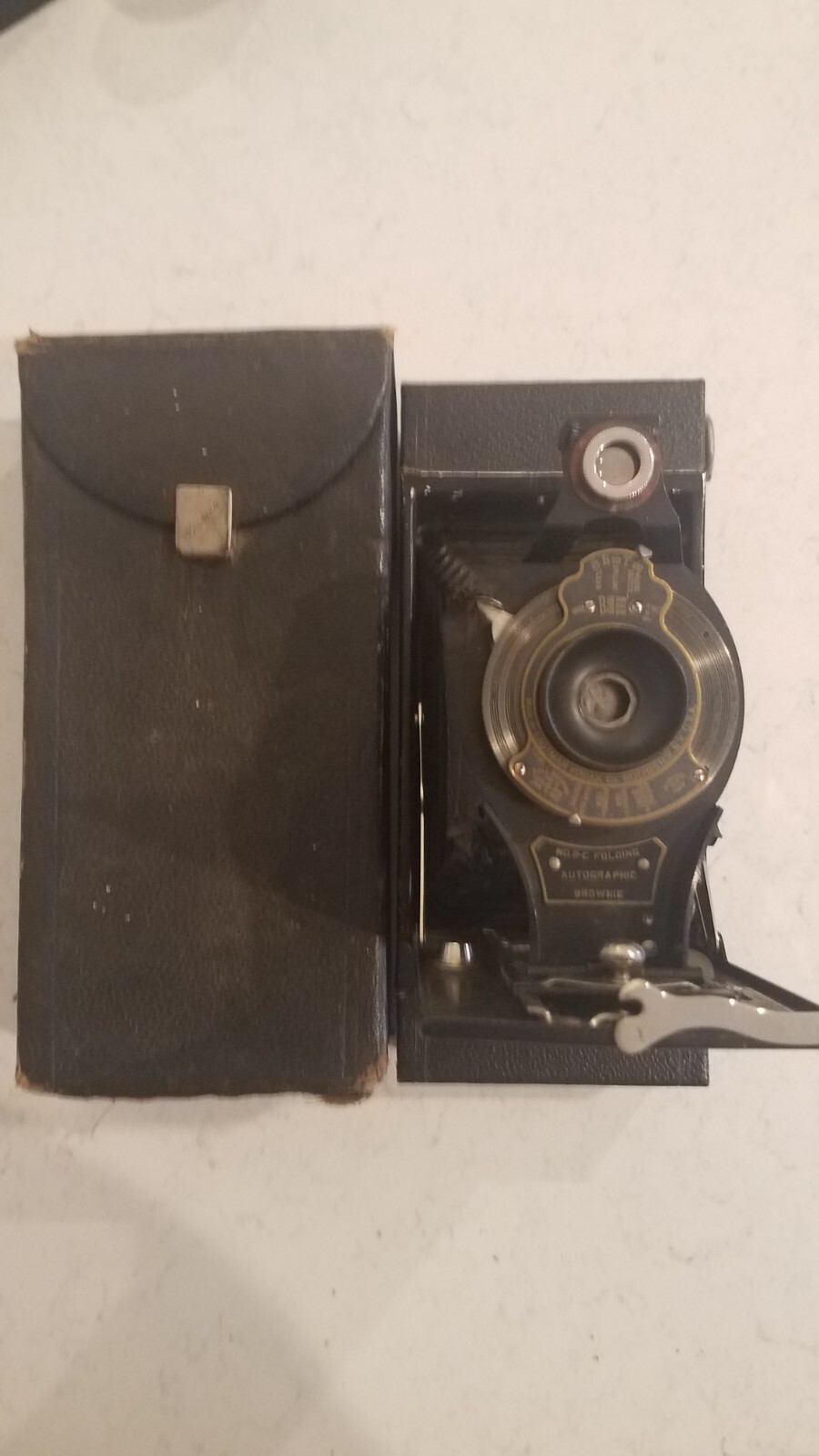 VINTAGE KODAK NO. 2-C AUTOGRAPHIC BROWNIE FOLDING CAMERA