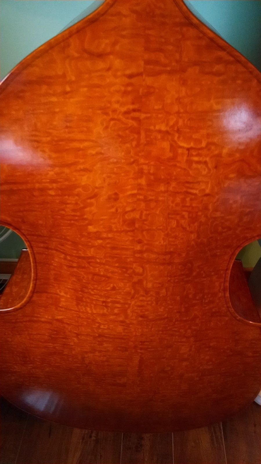 Rare one of a kind 3/4 upright bass Solid Top