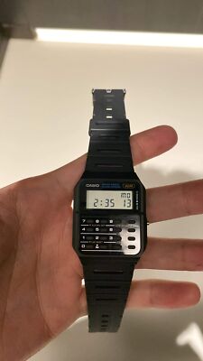 CASIO WATCH CALCULATOR VINTAGE RETRO 80's CA-53W-1Z CA53 CA CASIO WATCH CALCULATOR VINTAGE RETRO 80's CA-53W-1Z CA53 CA