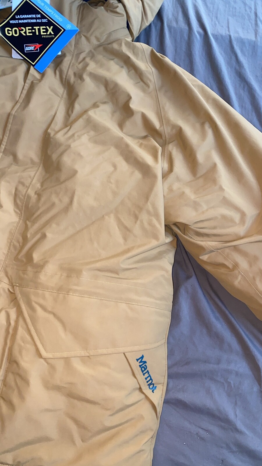 Pre-owned Marmot Men's Mammoth Parka Scotch Color Brand Authentic Large Medium Xl