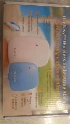 DryEasy Plus Wireless Bedwetting Alarm vibration sound