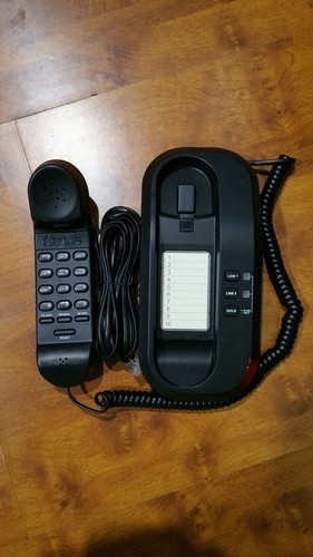 Cetis TeleMatrix 2L Trimline TLM-69159 Hotel Phone 69159 Black