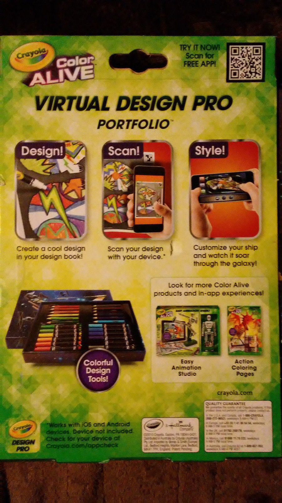 Crayola Color Alive Star Wars Virtual Design Pro Portfolio