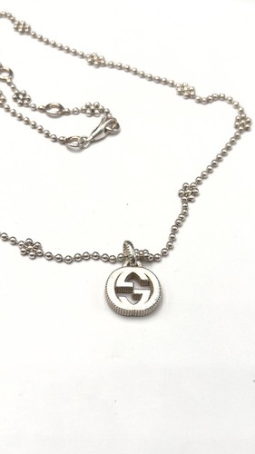 アクセサリーその他 GUCCI 'Gucci Interlocking' necklace Gucci Silver Interlocking G Necklace | eBay