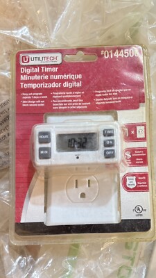 Utilitech In Wall Timer #0144506 Daylight Saving NEW Programmable FREE SHIPPING