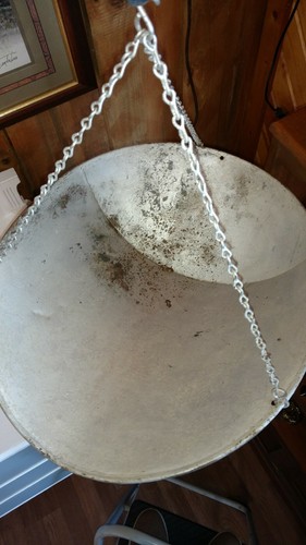 Vintage Chatillon Hanging Scale & Basket 20 lb. Farm Grocery General Store Feed