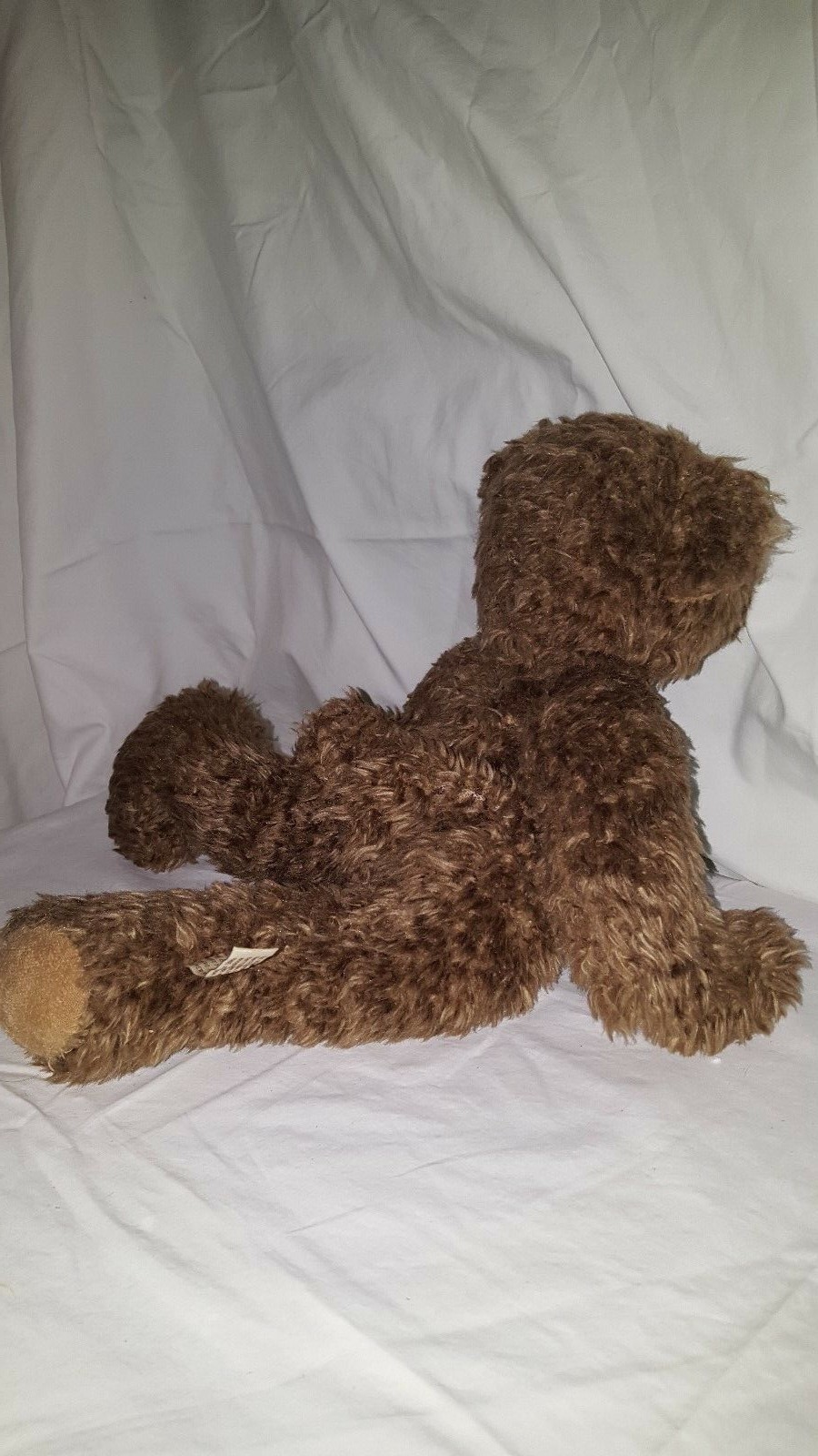 Adorable Soft Brown Eyed Brown Bear, Bearington Collection Stuffed Animal Toy