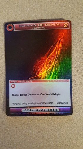 Chaotic Card - Super Rare Foil - Refrain of Denial (Overworld)