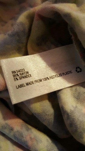 Gap Maternity Nursing Modal Stretchy Dress Floral Multicolor Medium