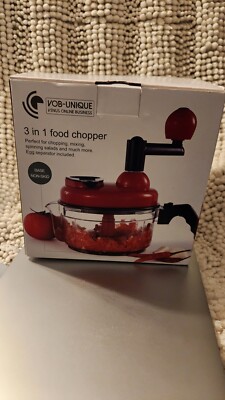 Food Chopper Hand Crank Food Processor Chopper Vegetable Quick Chopper