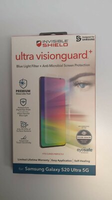 ZAGG InvisibleShield Ultra VisionGuard+ Screen Protecter for Galaxy S20 Ultra