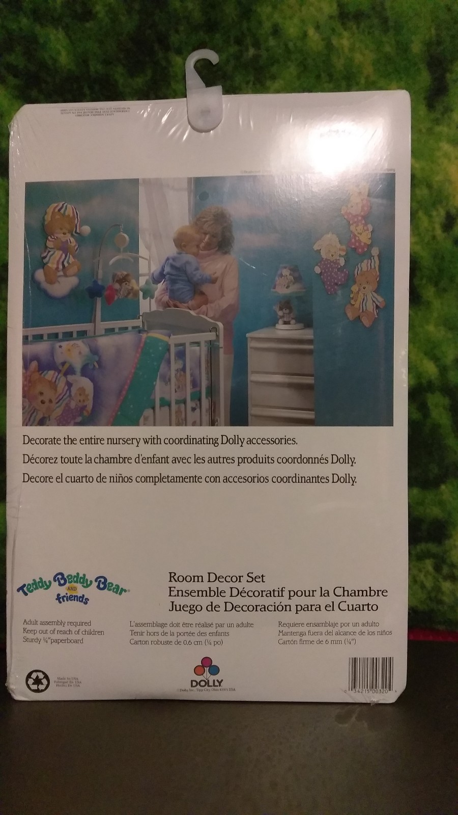 Teddy Beddy Bear and Friends Wall Decor Set-NIP