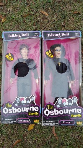 2 THE  OSBOURNE FAMILY DOLLS NIP