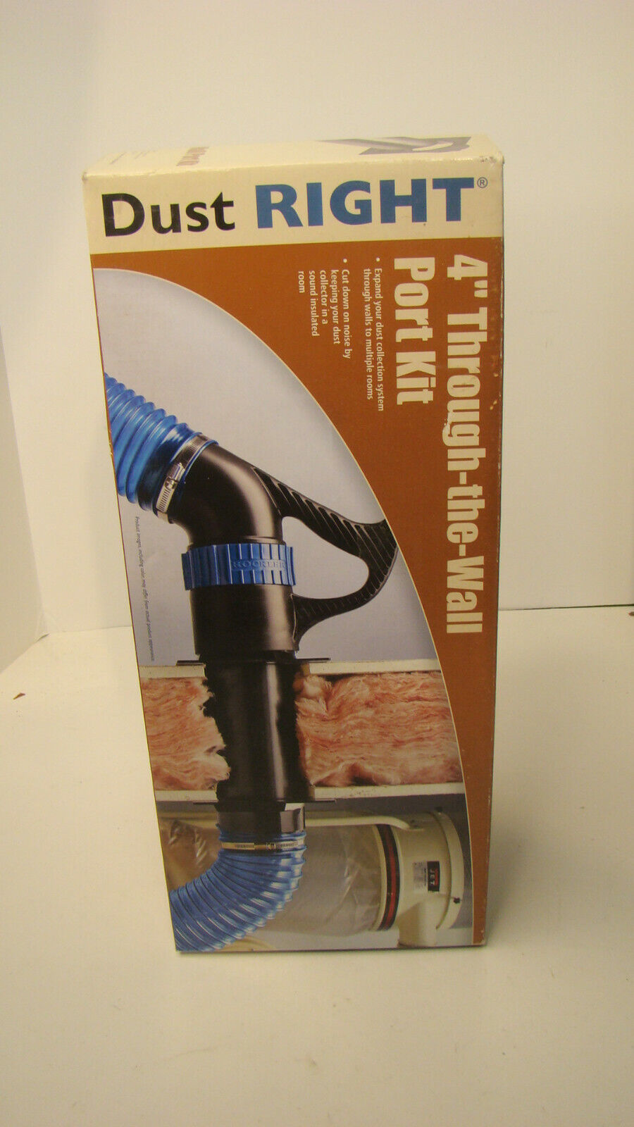 Dust Right 4" Through-the-wall Port Kit dust collection syst