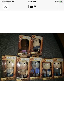 Lot Of 7, All New In Boxes! AMC The Walking Dead, Wind Ups Figurine Collectable 