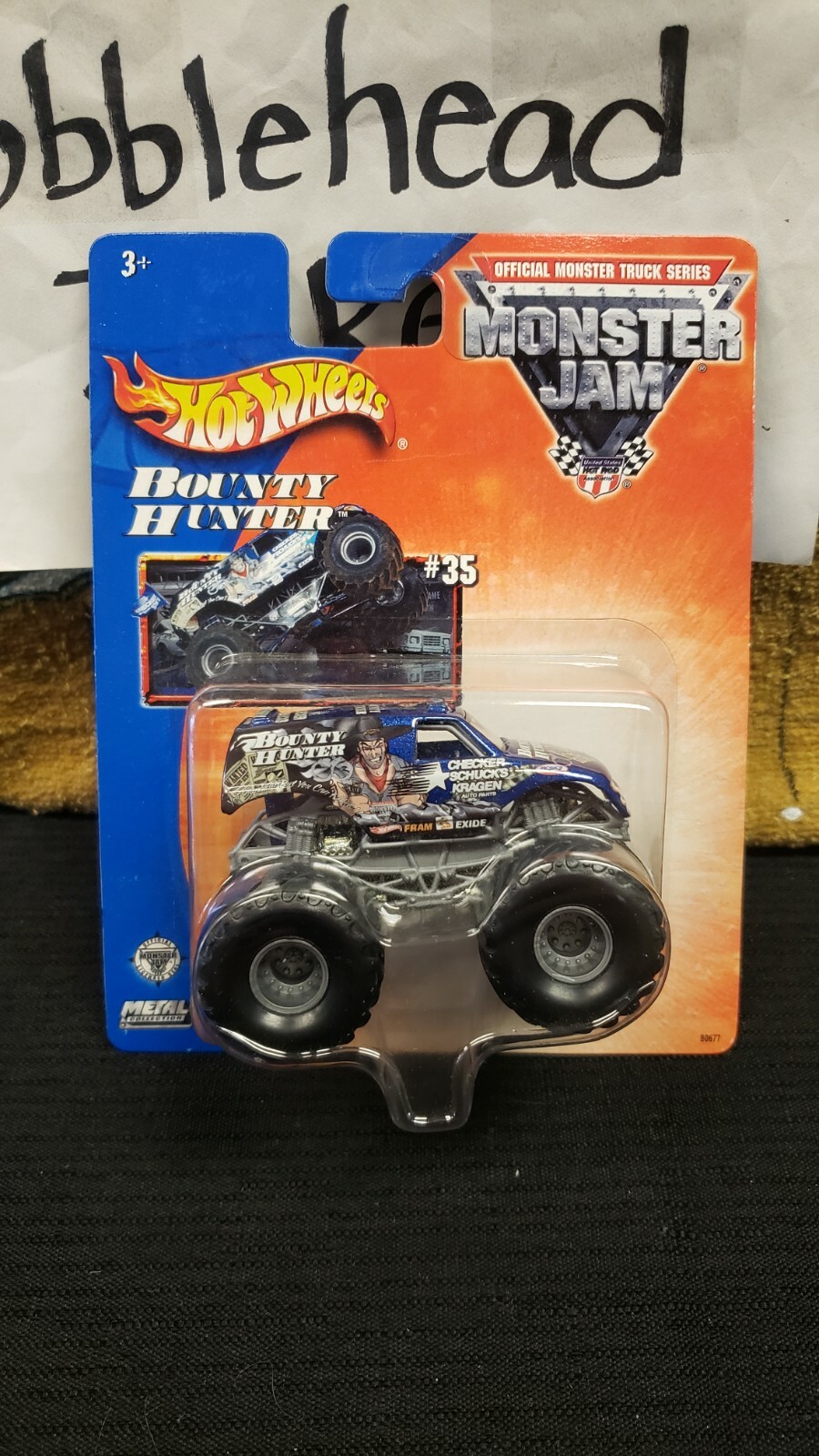 NIB 2003 BOUNTY HUNTER #35 MONSTER JAM TRUCK REPLICA 1/64