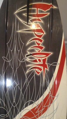 Youth hyperlite motive wakeboard with wakeboard boots